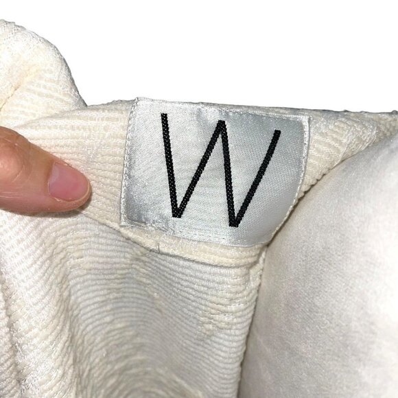 W Fringe Jacket Skirt Set Womens Viscose Cotton Pockets Open Front Wrap Style - Picture 4 of 12